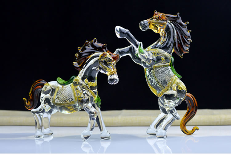  彩色鞍马-水晶马-马到成功-一马当先-走马上任360度展示
